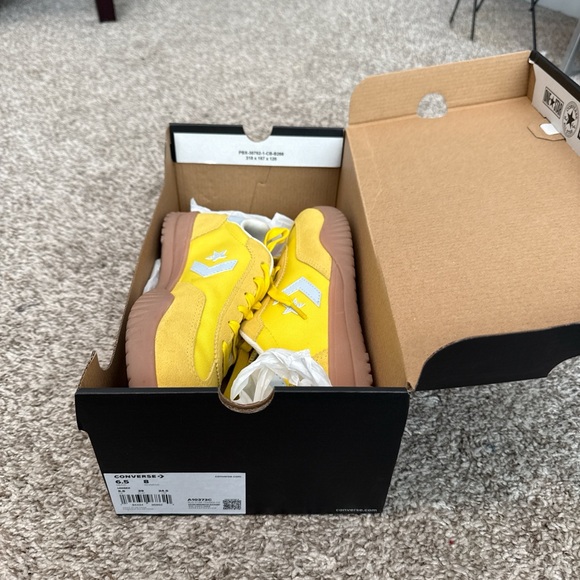 Converse Yellow Sneakers with White Accents - Picture 8 of 8